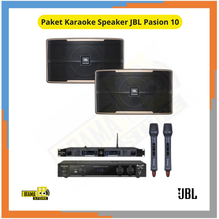 Paket Karaoke Rumah Speaker JBL Pasion 10 - Murah